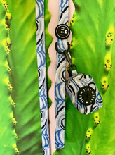 Load image into Gallery viewer, Blue Zebra - Poop Bag Holder