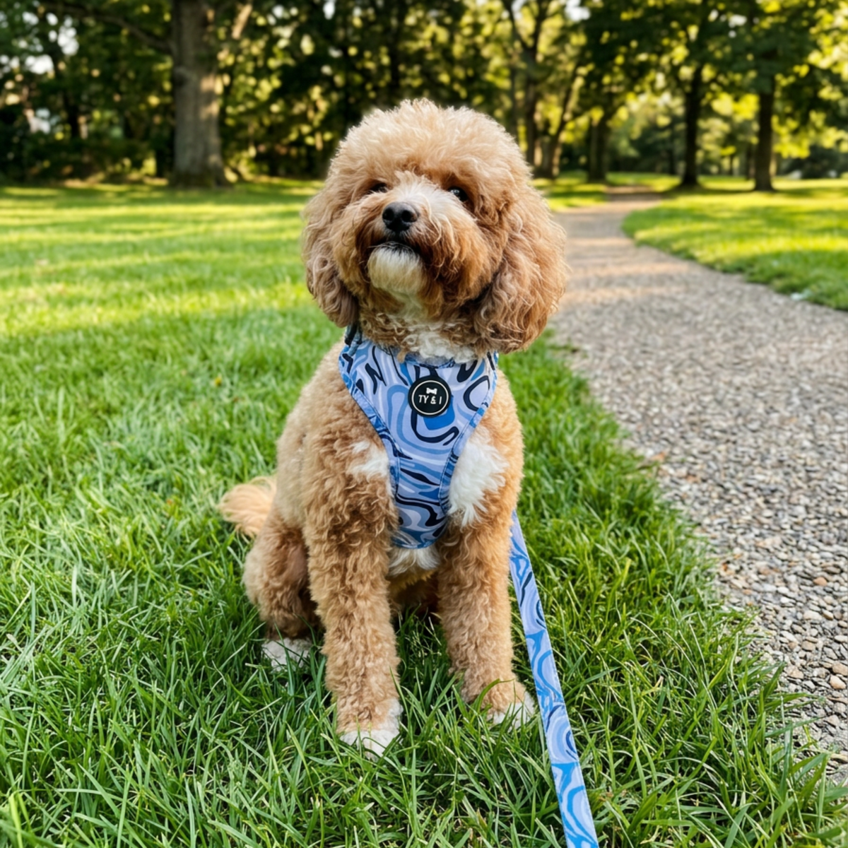 Blue Zebra - Adjustable Harness