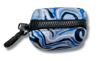 Load image into Gallery viewer, Blue Zebra - Poop Bag Holder
