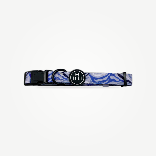 Blue Zebra - Collar